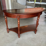 Haverty's Wood and Glass Console