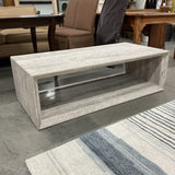 Williams Sonoma Pierre Travertine Cocktail Table