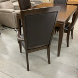 Haverty"s Dining Table with 4 Chairs and Butterfly Leaf