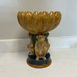 Majolica Monkey Bowl