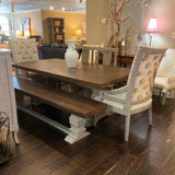 Dining Table w/4 Chairs & Bench