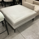 Williams Sonoma Andes Leather Ottoman