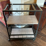 Rolling Bar Cart