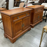 Pair of Hickory White Nightstands