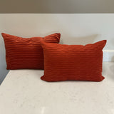 Pair of Burnt Orange Pillows