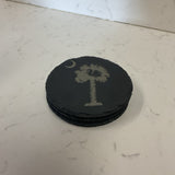 Set of 4 Palmetto Tree Coasters