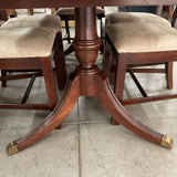 Thomasville Table, 6 chairs and 2 Leaves