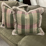 Pair of Plaid Pillows
