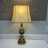 Blue & Brass Lamp