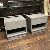 Pair Pottery Barn Teen Bowen Nightstands