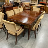 Table with 8 Chairs and 2 Leaves