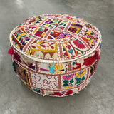 Embroidered Ottoman ( as is)