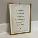I Love You Art