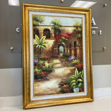 Hacienda Garden Painting by Hellen