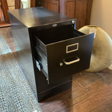 2 Drawer File Cabinet with Key