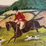 Hunt Scene Original Oil (R)
