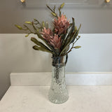 Crystal Claret Pitcher w/ Flowers