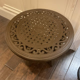 Woodard Round Metal Outdoor End Table