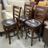 Set of 3 Swivel Barstools