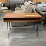Wood Desk with Metal Legs