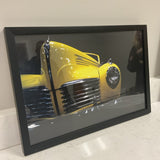 Yellow Lincoln Grille Print