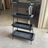 4 Tiered Wood and Iron Display Tower (R)