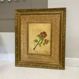 Rose Art with Gold Frame