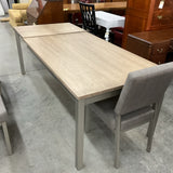 Amisco Zenith Extendable Dining Table with 6 Amisco Mathilde Chairs