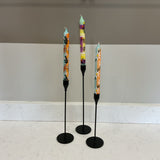 Set of 3 Multicolor Candlesticks