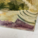 Grimaud La Mairie Oil by Georges Flanet