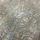 Custom Our House Leather Ottoman