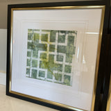 Pair of Framed Geometric Art