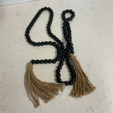 Black Bead Garland