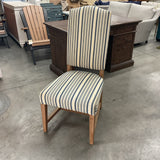 Striped Pottery Barn Chair As Is