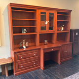 6 Piece Desk Wall Unit