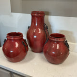 Vases w/ Handle Set of 3