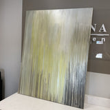 Yellow & Gray Abstract