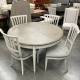 Bassett Table, 2 Leaves and 6 Chairs