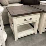 Square End Table with 1 Drawer