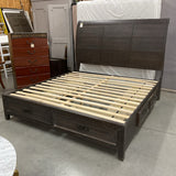 King Storage Bed