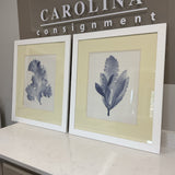 Pair of Blue Seagrass Prints