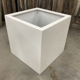 Block Glossy White Planter (R)