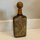 Italian Leather Wrapped Glass Decanter