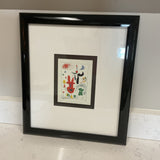 Joan Miro Framed Art Card "Acrobats in the Night Garden"