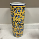 Blue & Yellow Umbrella Stand