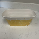 Yellow Polka Dot Planter