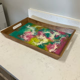 Cosmic Creative Hand Poured Multi Color Tray