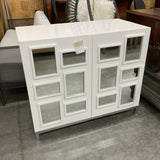 White Mirrored Chest