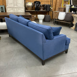 Ethan Allen Blue Sofa