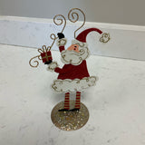 Tin Santa Photo Holder